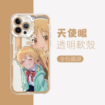 蘋果 系列孤獨搖滾天使眼透明防摔軟殼