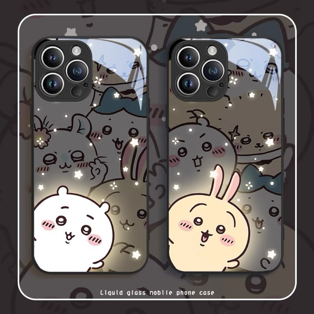 chiikawa新款高清全包防摔玻璃殼