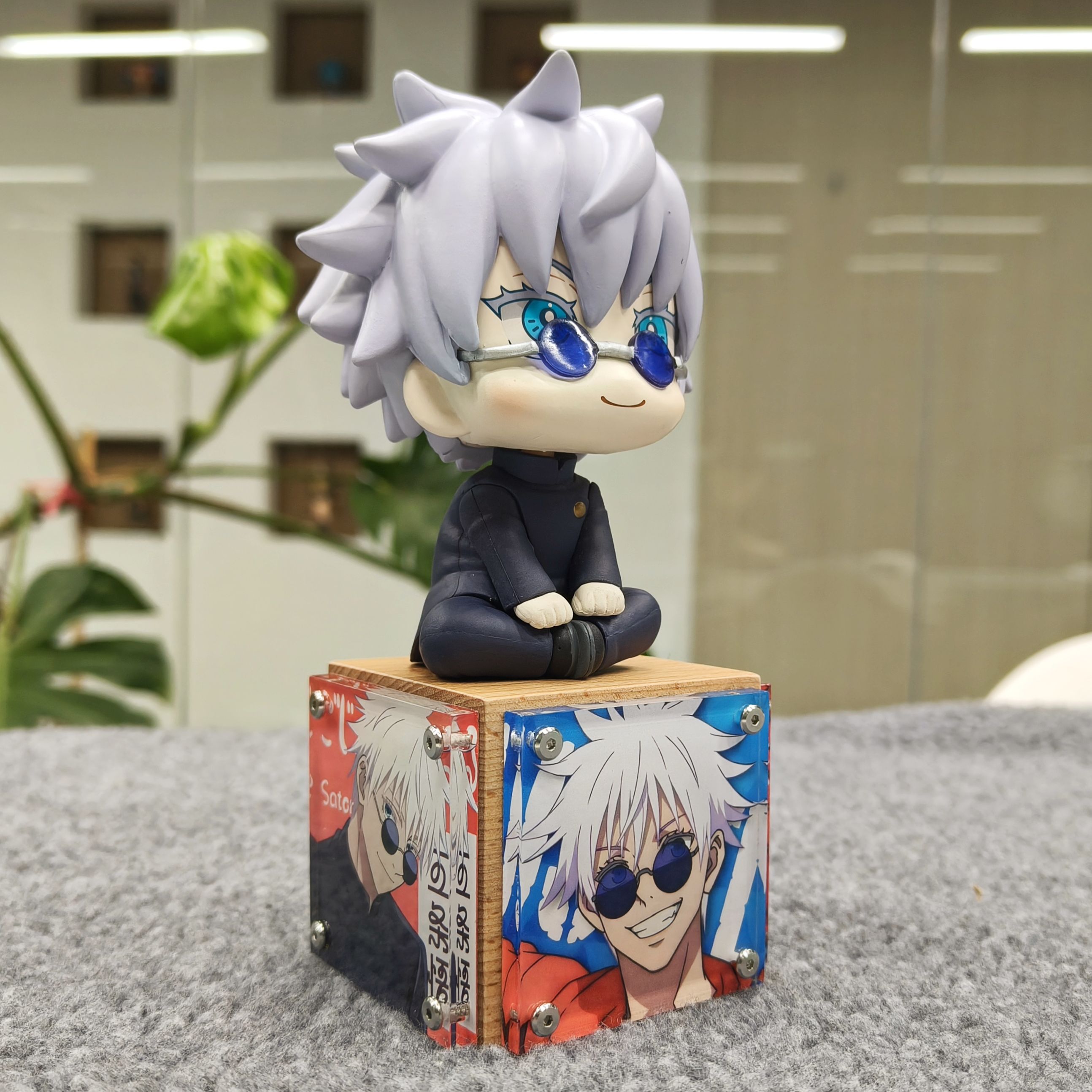 Look up 咒術迴戰 五條悟Q版手辦 磁吸底座