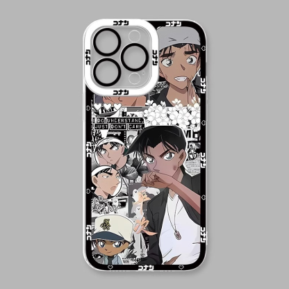 蘋果 系列名偵探柯南天使眼透明防摔軟殼