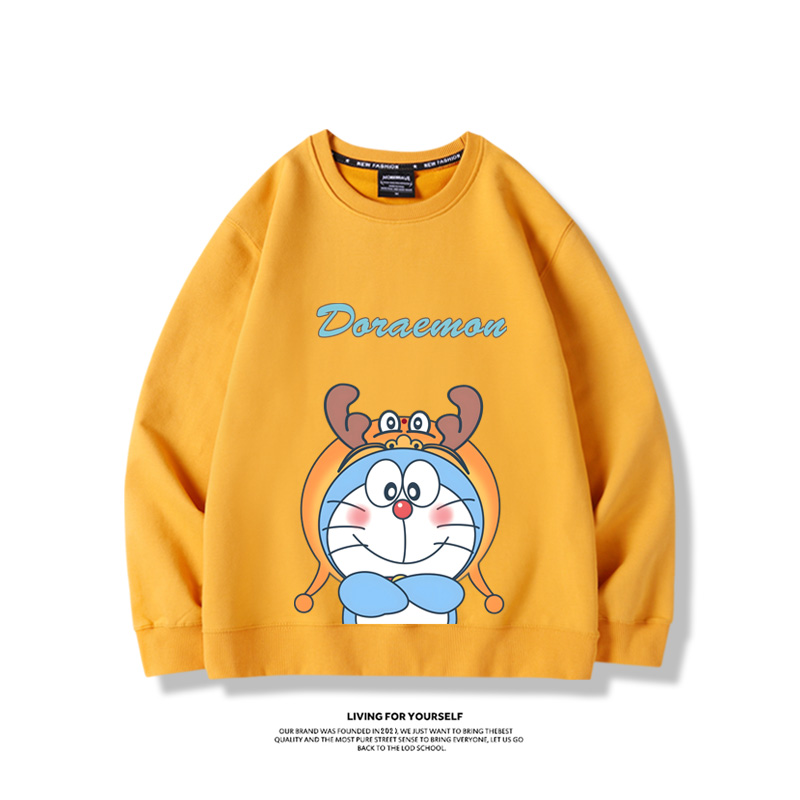 叮噹貓聯名龍年2024親子情侶裝 圓領長袖