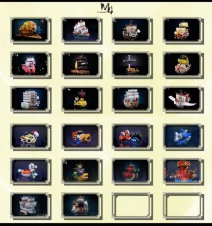 【預購】M4 全員船-系列第二十二彈 艾斯海賊船 黑桃海賊船