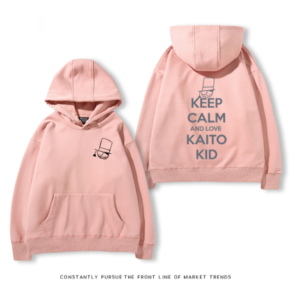 名偵探柯南聯名衛衣2024秋冬新款親子情侶裝薄絨款連帽衛衣