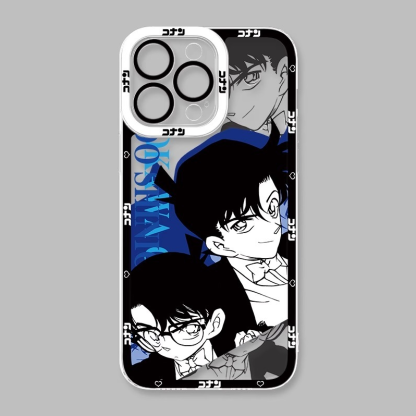 蘋果 系列名偵探柯南天使眼透明防摔軟殼