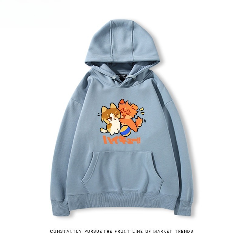 排球少年 聯名衛衣2026秋冬新款 親子情侶連帽衛衣