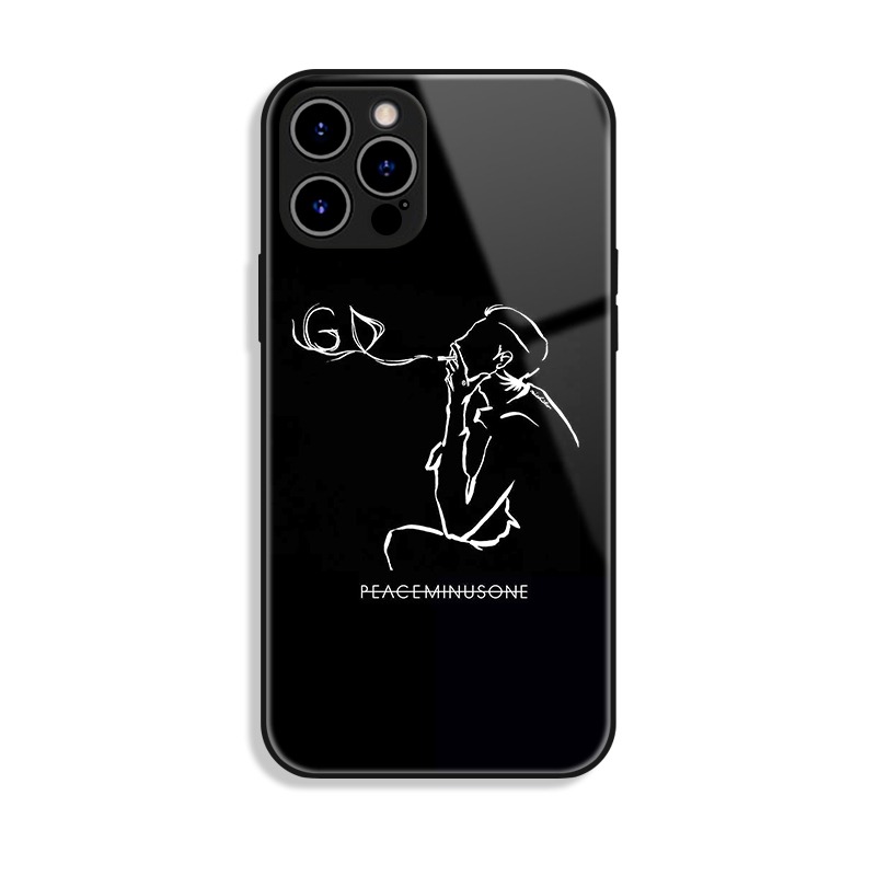 GD權志龍新款高清全包防摔玻璃殼