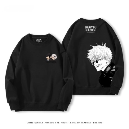 【預售2.25號發貨】鏈鋸人聯名衛衣2024秋冬新款親子情侶裝薄絨款連帽衛衣