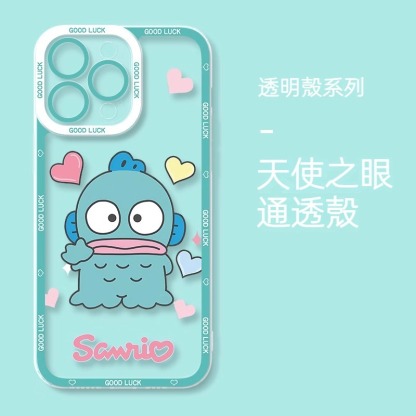 蘋果 系列人魚漢頓天使眼透明防摔軟殼