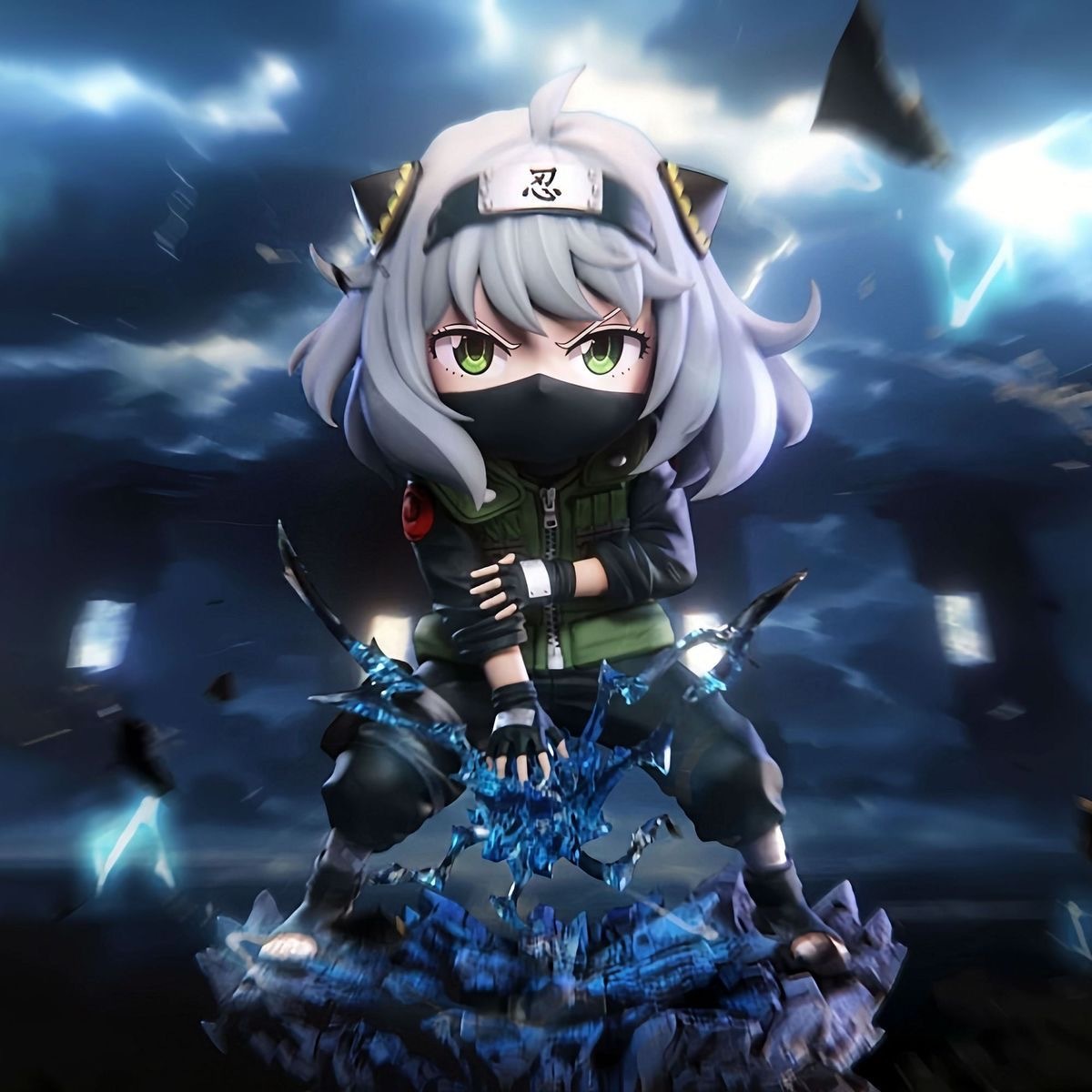 間諜家家酒 安妮亞cos卡卡西 GK雕像