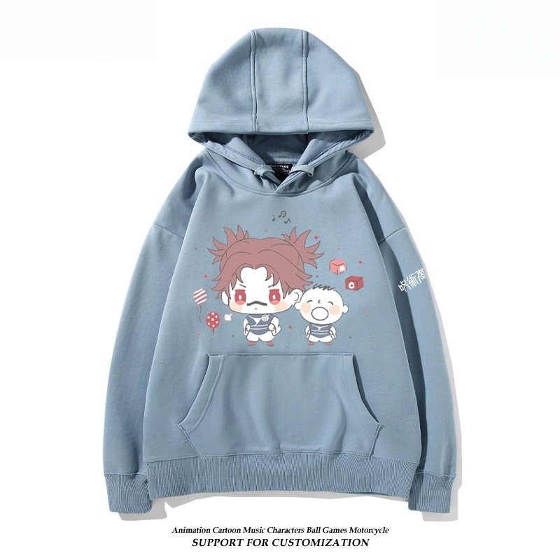 咒術迴戰 聯名衛衣2026秋冬新款親子情侶裝連帽衛衣