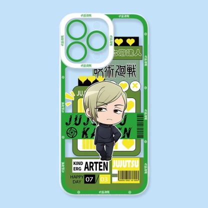 蘋果 系列咒術迴戰天使眼透明防摔軟殼