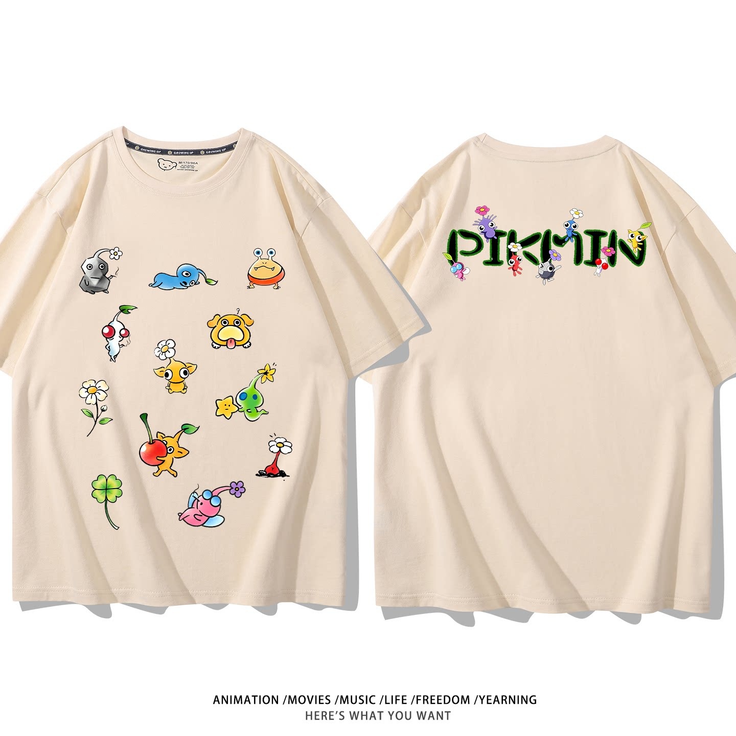皮克敏PIKMIN4 印花短袖T恤