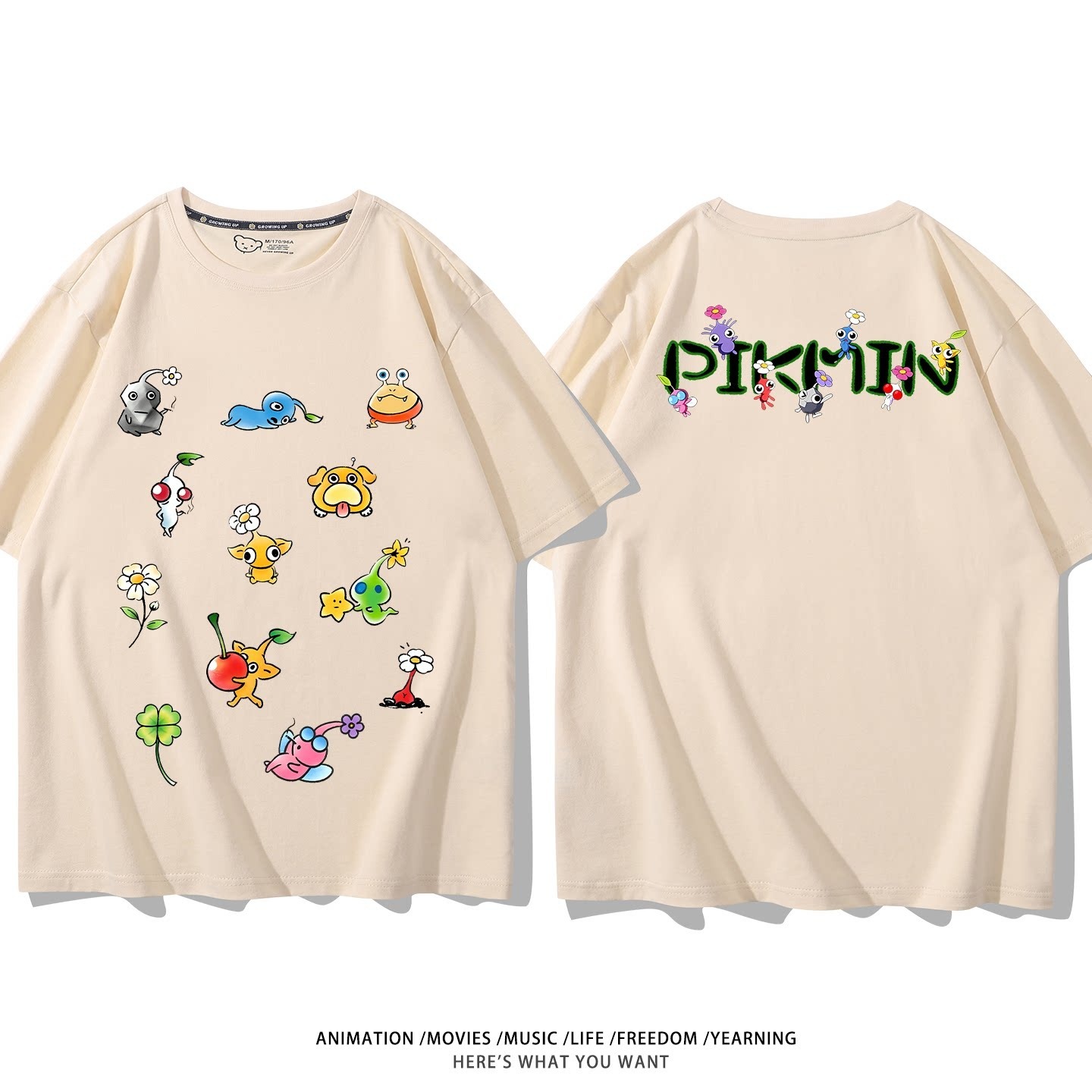 皮克敏PIKMIN4 印花短袖T恤