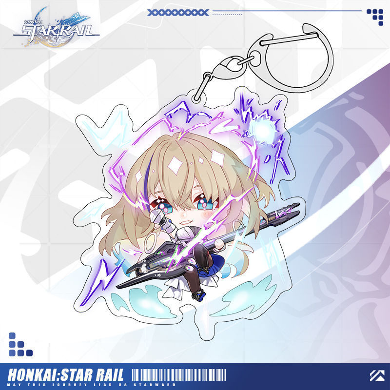 崩壞星穹鐵道愛莉希雅彥卿希露瓦景元白露姬子亞克力鑰匙扣掛飾【單買三件起送】