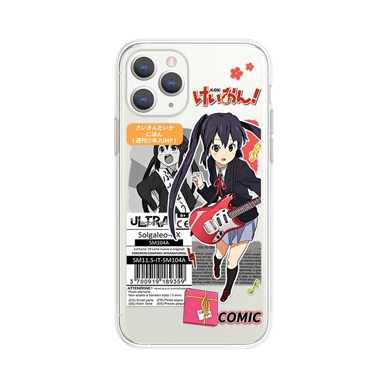 蘋果 系列輕音少女 天使眼透明防摔軟殼