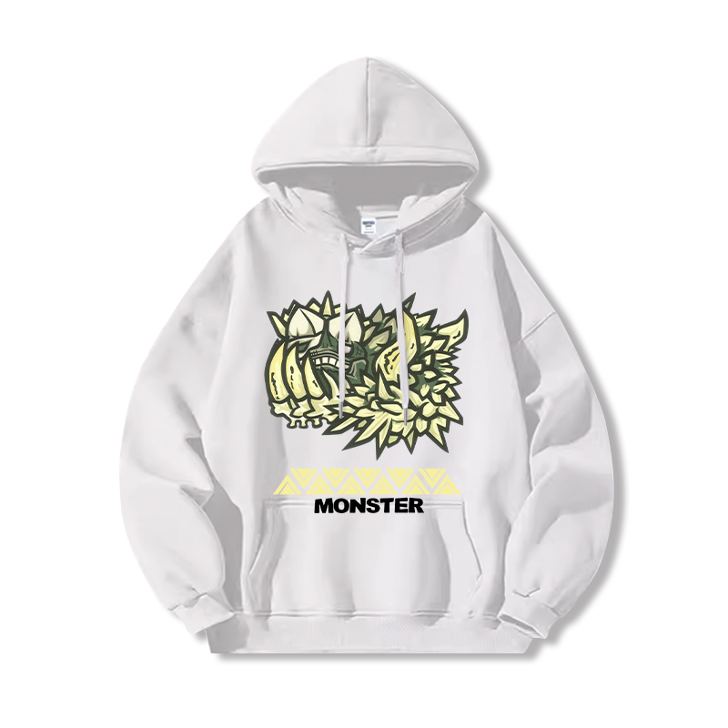 Monster Hunter Rise怪物獵人 聯名衛衣2024秋冬新款親子情侶裝薄絨款連帽衛衣