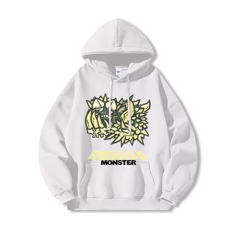 Monster Hunter Rise怪物獵人 聯名衛衣2024秋冬新款親子情侶裝薄絨款連帽衛衣