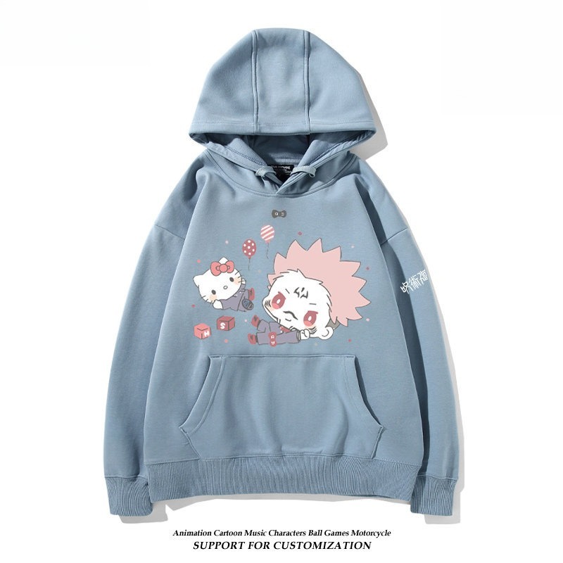 咒術迴戰 聯名衛衣2026秋冬新款親子情侶裝連帽衛衣