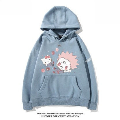 咒術迴戰 聯名衛衣2026秋冬新款親子情侶裝連帽衛衣