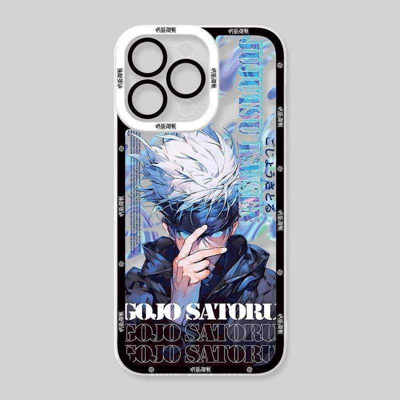 蘋果 系列咒術迴戰天使眼透明防摔軟殼