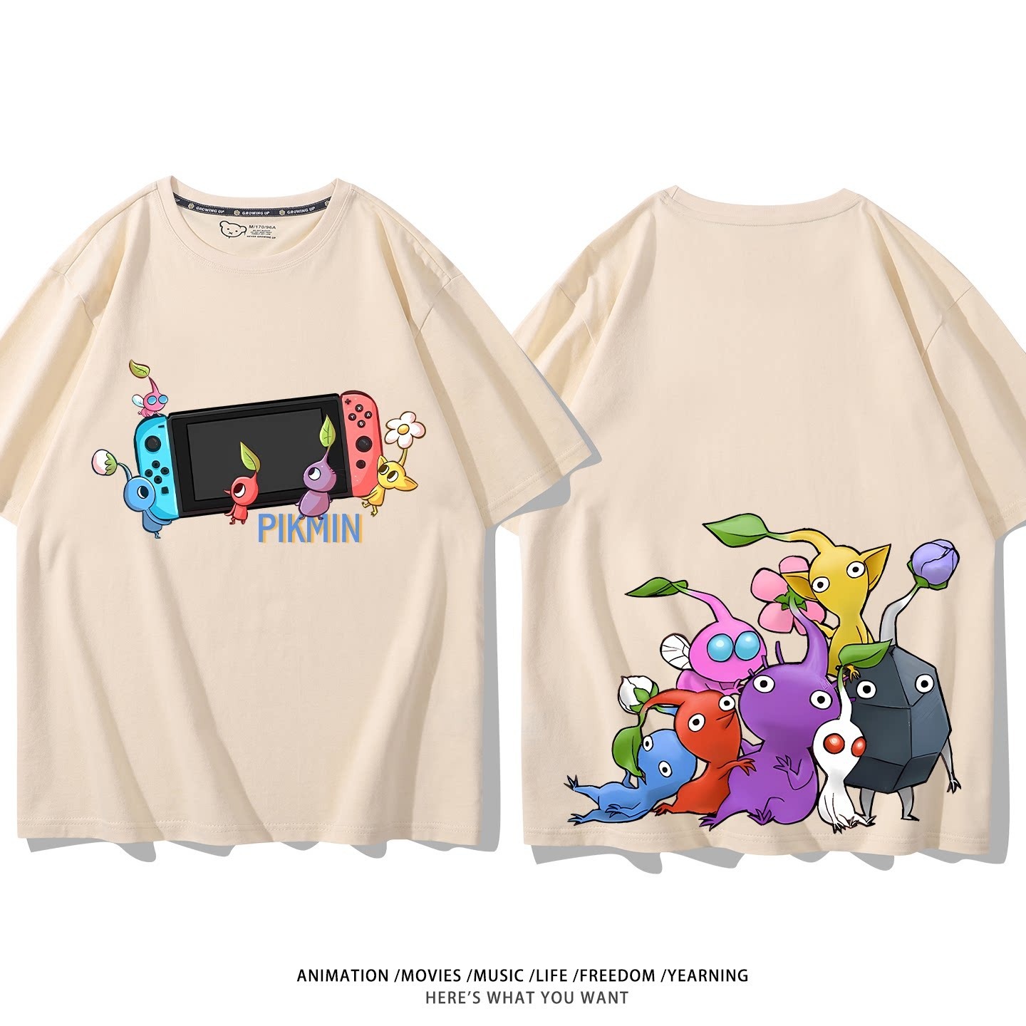 皮克敏PIKMIN4 印花短袖T恤