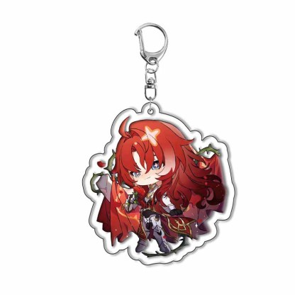 崩壞星穹鐵道愛莉希雅亞克力鑰匙扣掛飾遊戲周邊銀狼景元 白露【單買三件起送】