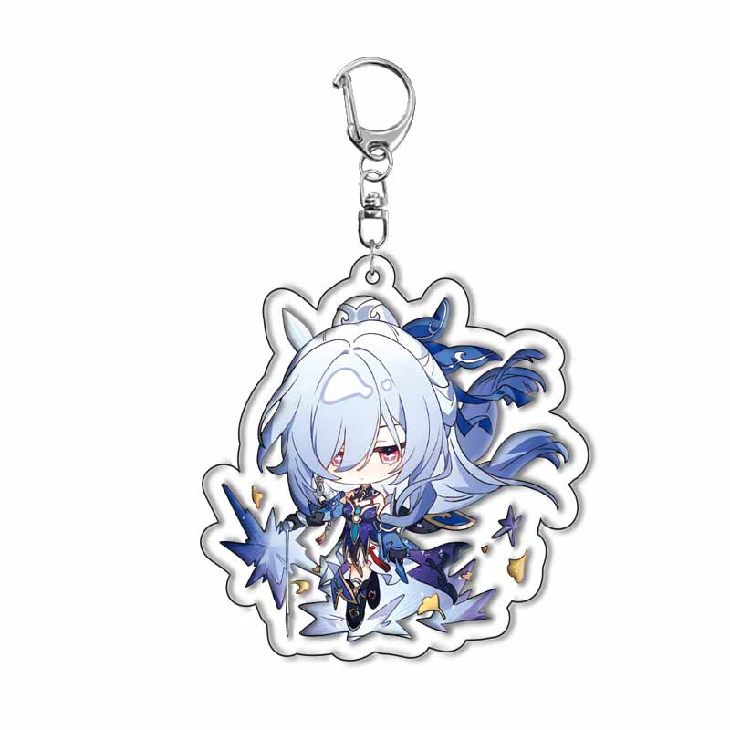 崩壞星穹鐵道愛莉希雅亞克力鑰匙扣掛飾遊戲周邊銀狼景元 白露【單買三件起送】