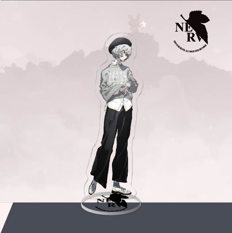 福音EVA綾波麗立牌動漫周邊亞克力鑰匙扣明日香真希波碇真嗣渚薰掛飾【單買三件起送】