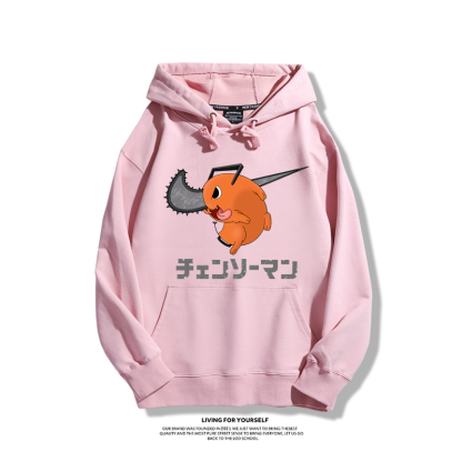 鏈鋸人新款 親子情侶男女款連帽衛衣