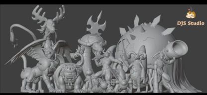 【預購】獨角獸 十二帝魔系列 蠻牛獸