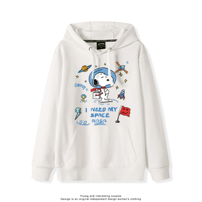 史努比 聯名衛衣2025秋冬新款親子情侶裝連帽衛衣