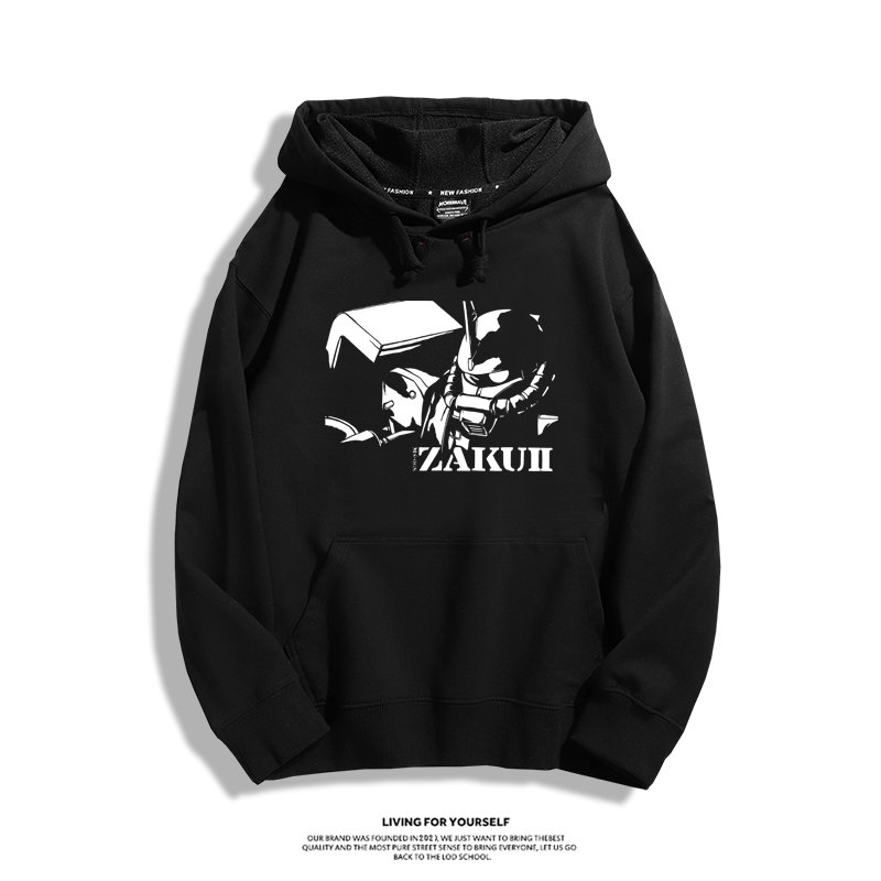 機動戰士高達 聯名衛衣2024秋冬新款親子情侶裝薄絨款連帽衛衣