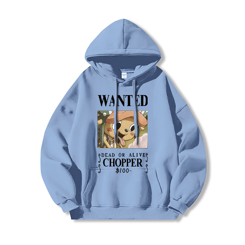 航海王 聯名衛衣2024秋冬新款親子情侶裝薄絨款連帽衛衣