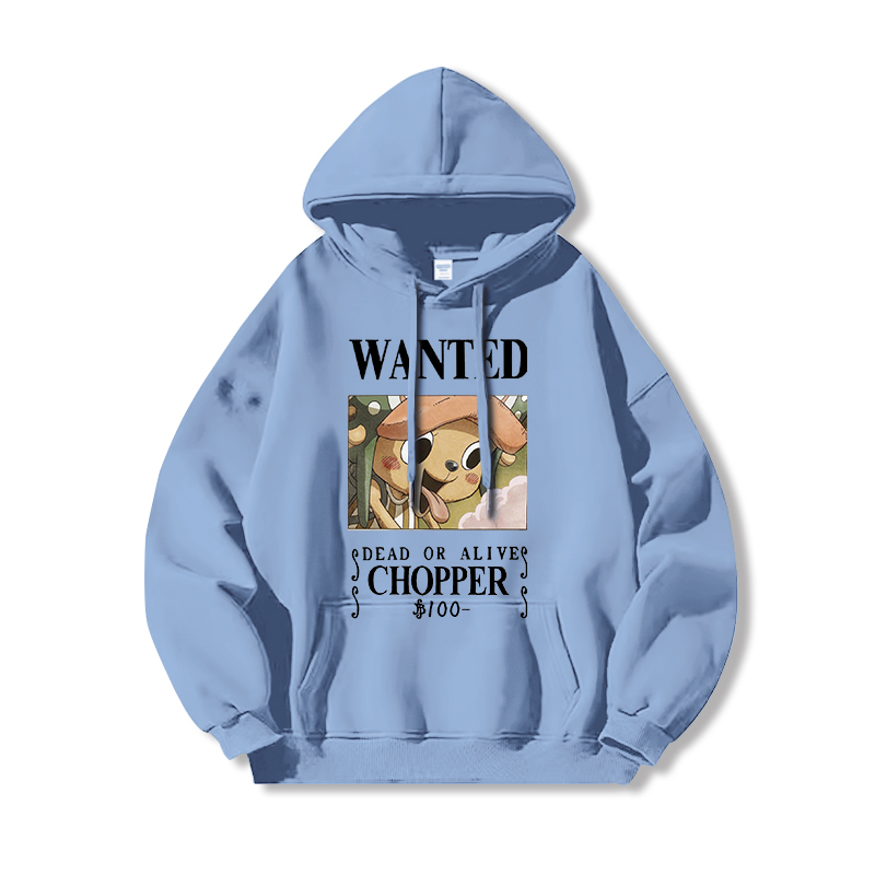 航海王 聯名衛衣2024秋冬新款親子情侶裝薄絨款連帽衛衣