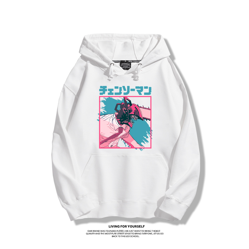 鏈鋸人新款 親子情侶男女款連帽衛衣