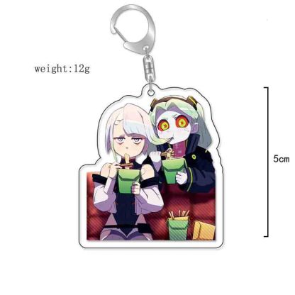 賽博朋克：邊緣行者2077大衛露西麗貝卡賽博浪客Cyberpunk鑰匙扣掛飾【單買三件起送】