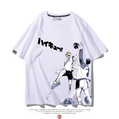 排球少年 2024親子情侶男女同款 純棉T恤