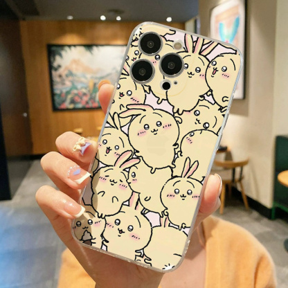 蘋果 系列chiikawa 透明防摔軟殼