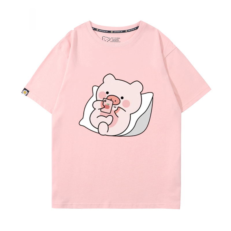 lulu豬 2024親子情侶男女同款 T恤