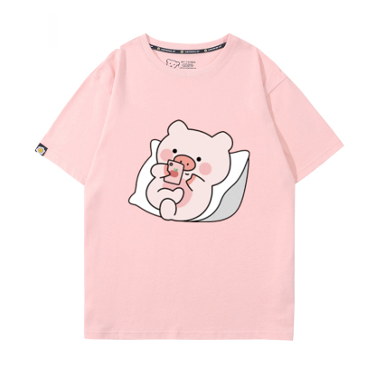 lulu豬 2024親子情侶男女同款 T恤