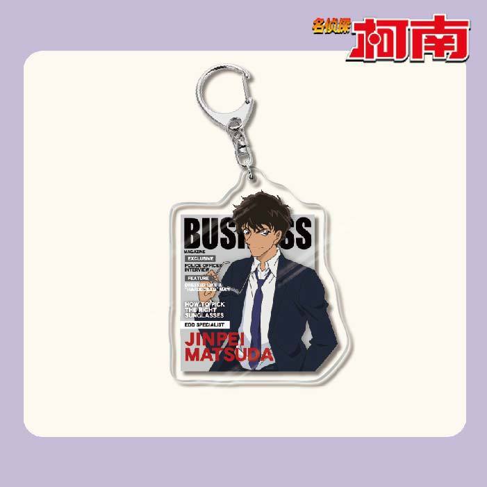 名偵探柯南周邊 灰原哀基德赤井秀一安室透世良真純亞克力鑰匙扣掛飾【單買三件起送】