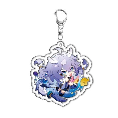 崩壞星穹鐵道愛莉希雅亞克力鑰匙扣掛飾遊戲周邊銀狼景元 白露【單買三件起送】
