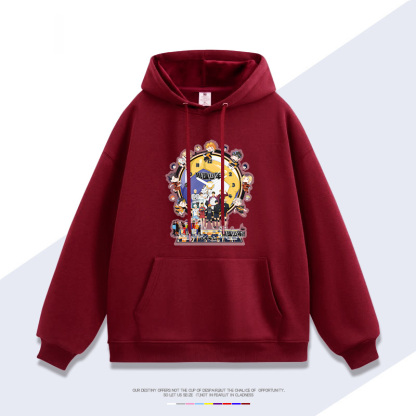 排球少年 聯名衛衣2025秋冬新款 親子情侶裝連帽衛衣