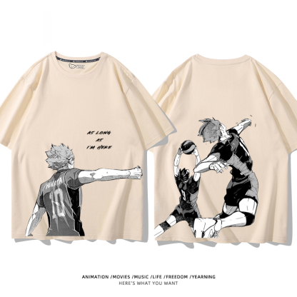 排球少年 2024親子情侶男女同款 純棉T恤