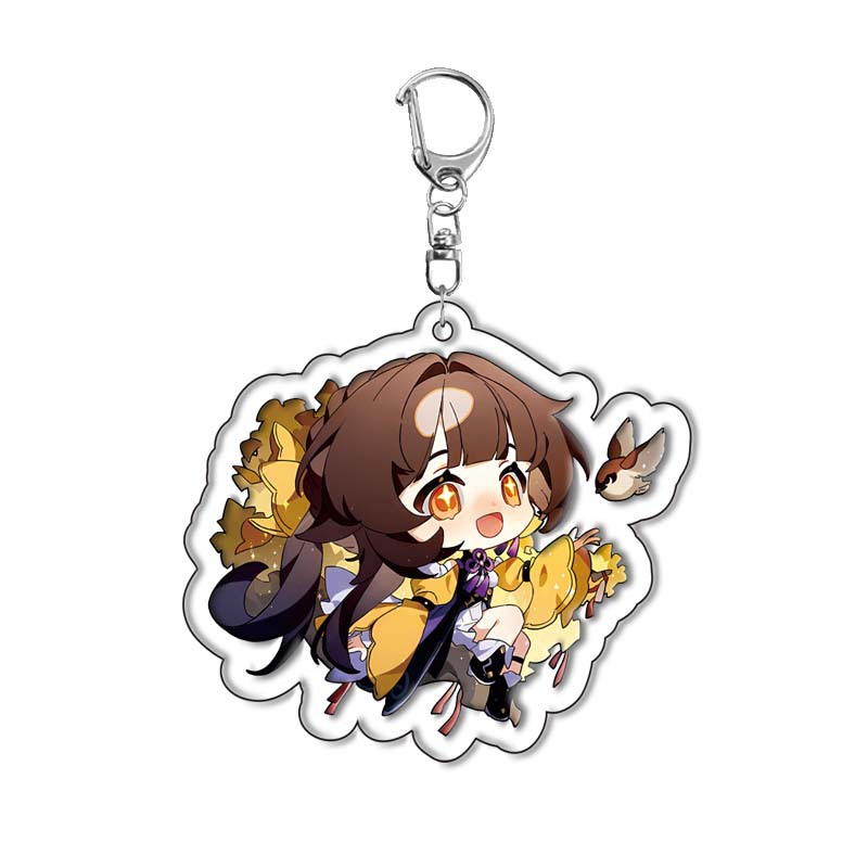 崩壞星穹鐵道愛莉希雅亞克力鑰匙扣掛飾遊戲周邊銀狼景元 白露【單買三件起送】