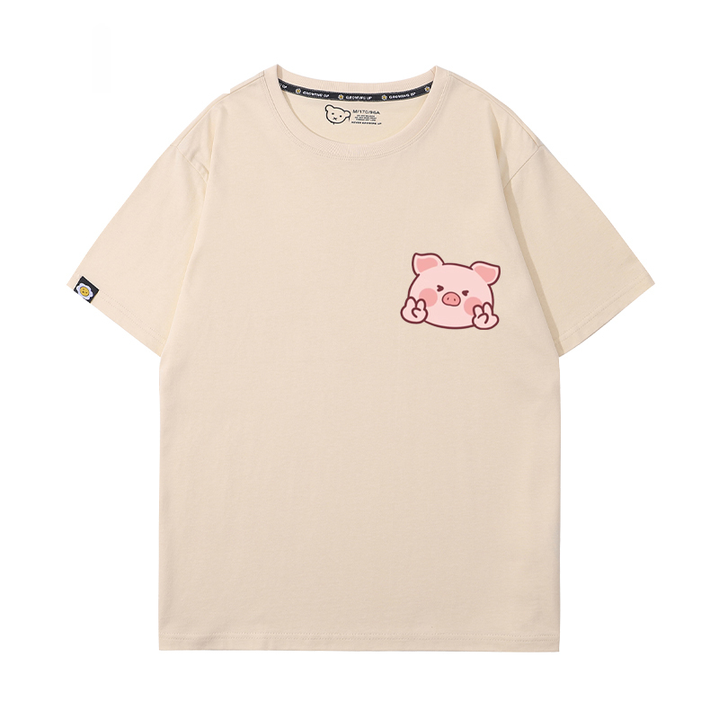 lulu豬 2024親子情侶男女同款 T恤