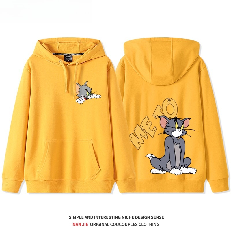 貓和老鼠 聯名衛衣2025秋冬新款 親子情侶裝連帽衛衣