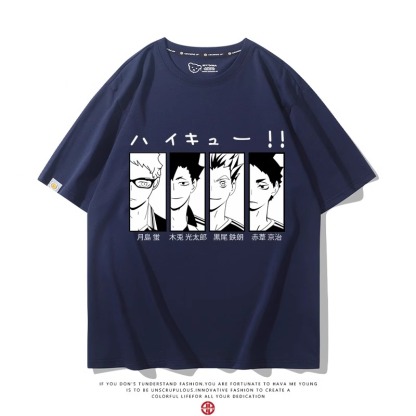 排球少年 2024親子情侶男女同款 純棉T恤