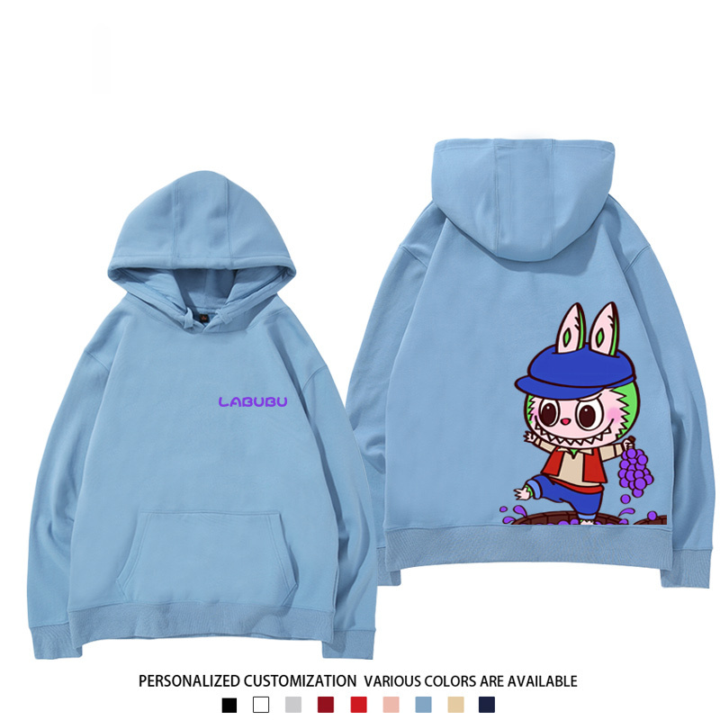 labubu新款 寬鬆百搭 秋冬款 寬鬆連帽衛衣