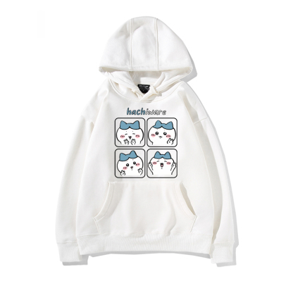 chiikawa 2024秋冬新款親子情侶裝薄絨款連帽衛衣